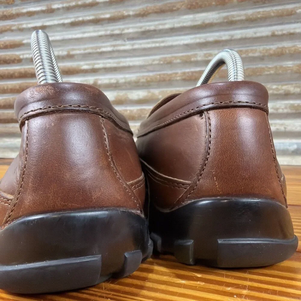 Allen Edmonds Brown Mens Boulder Leather Loafer Size 8E Driving Moc
